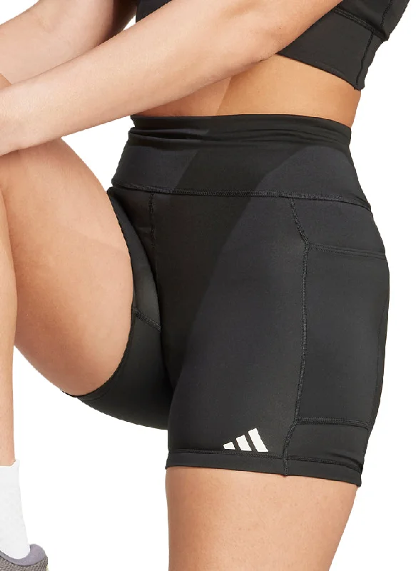 adidas Own The Run 5 Inch Womens Short Running Tights - Black