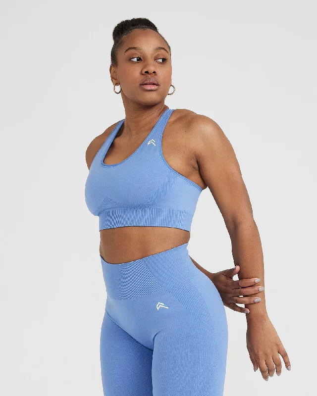 Classic Seamless 2.0 Bralette | Light Denim Marl