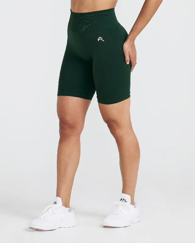 Classic Seamless 2.0 Cycling Shorts | Evergreen Marl