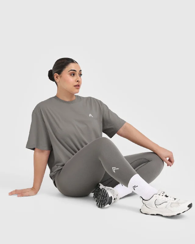 Classic Oversized Lightweight T-Shirt | Ash Grey