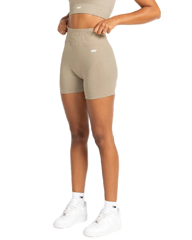 Elite Seamless V2 Shorts - Beige