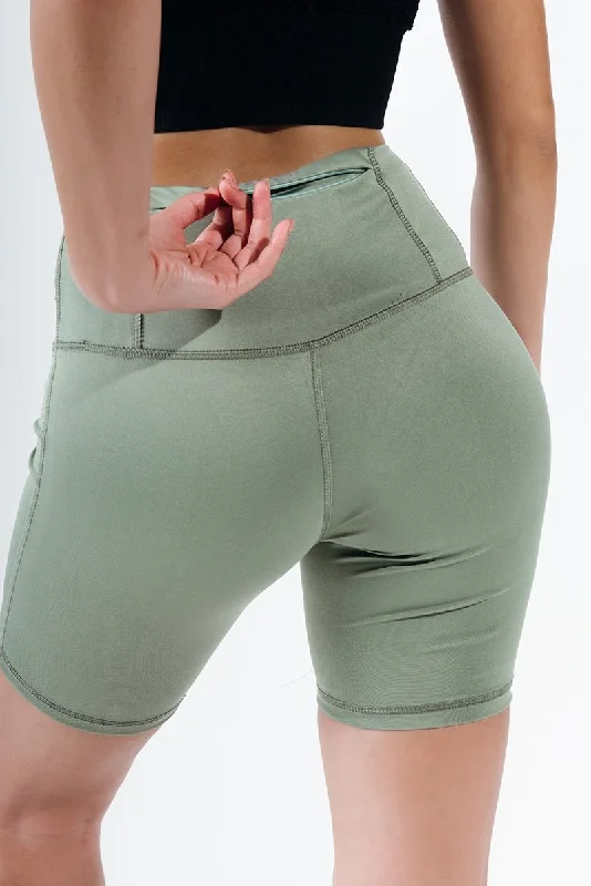 Hedge Green Essential Biker Short