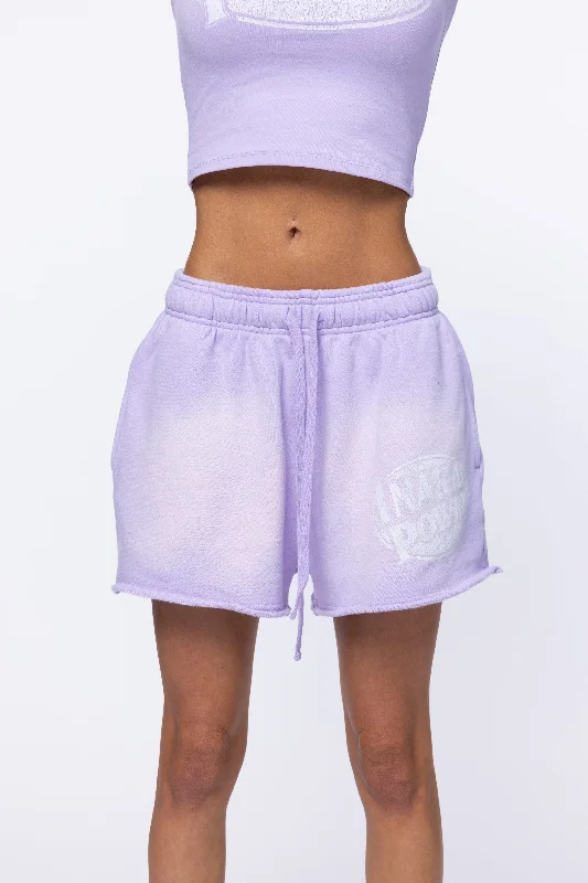 WOMENS SHORTS - PITSTOP LILAC