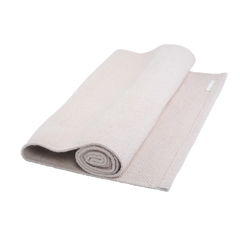 Yogasana Air | Natural Beige Organic Cotton Yoga Mat