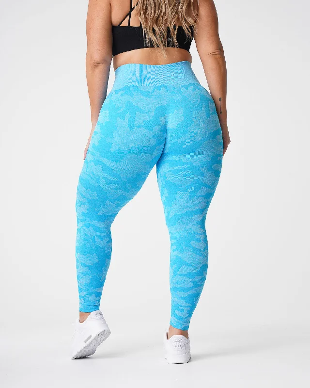 Caribbean Camo Seamless Leggings