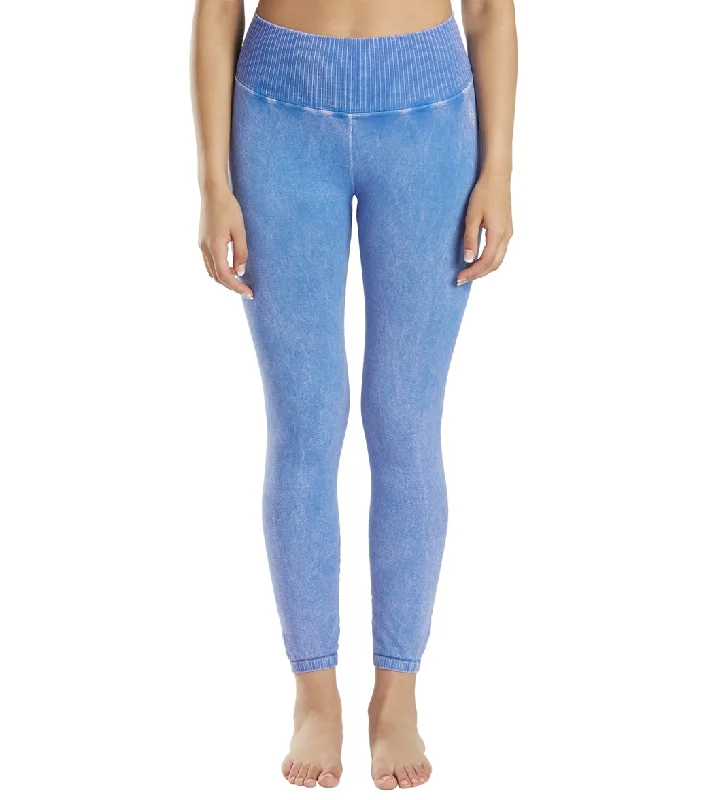 Free People Good Karma Yoga Leggings Vintage Blue