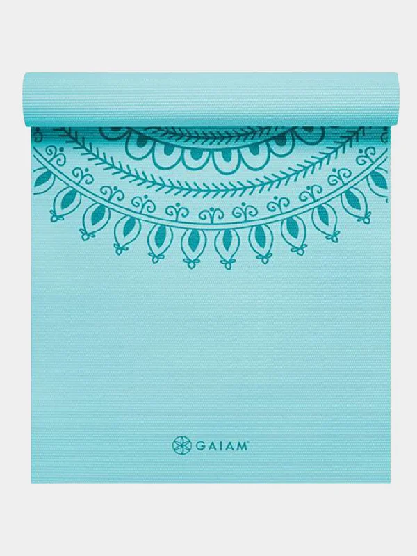 Gaiam Marrakesh Turquoise Yoga Mat 6mm