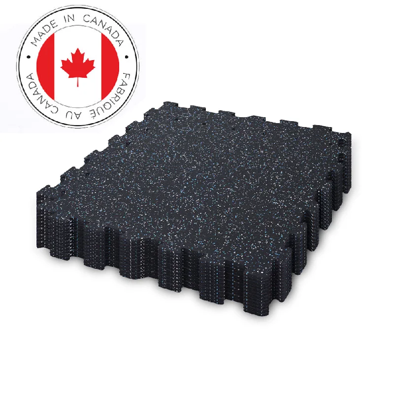 Gorilla 2 x 2 8mm Interlocking Rubber Tile - Blue Jay - PACK OF 12