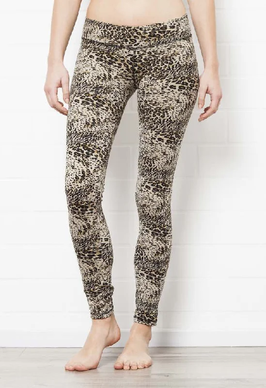 Leggings Leopard Cream