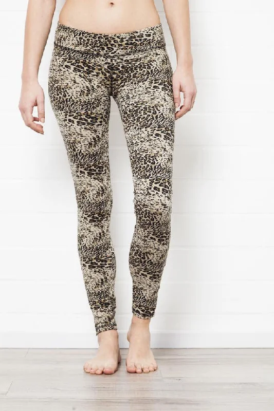 Leggings Leopard Cream