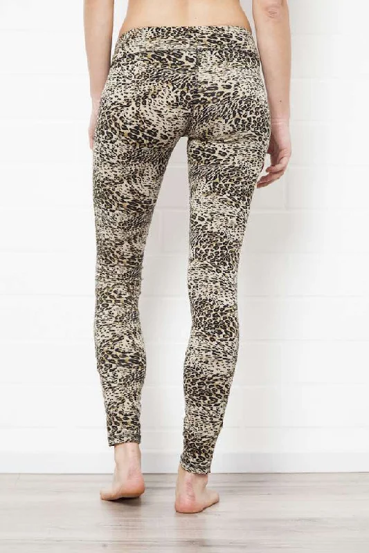 Leggings Leopard Cream