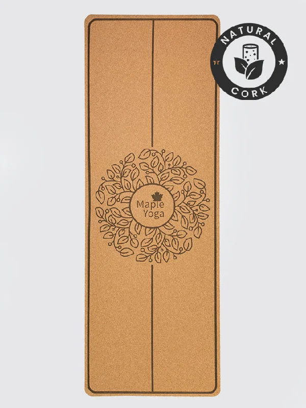 Maple Yoga Cork Tree Mandala Yoga Mat 4mm