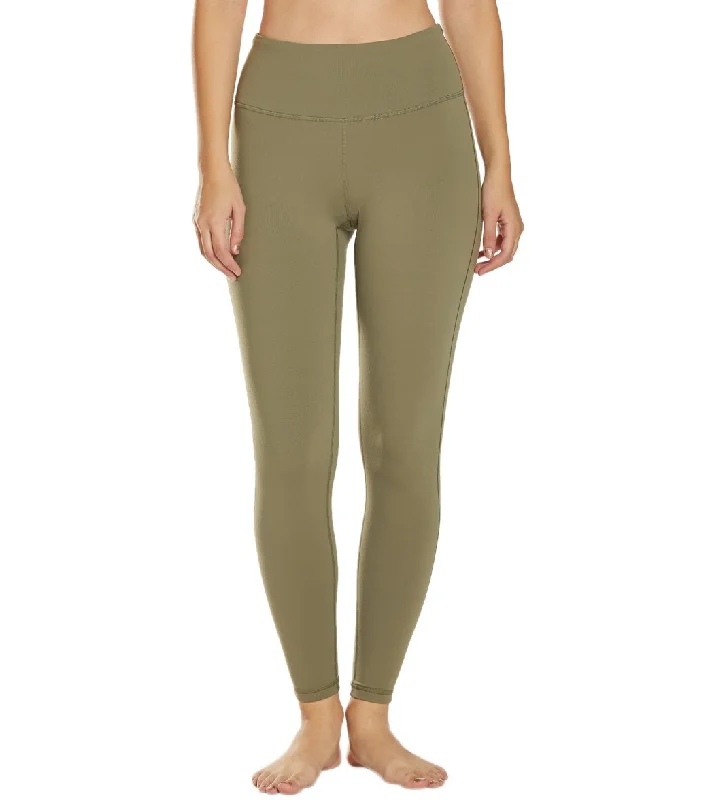 prAna Transform High Waisted Yoga Leggings Rye Green