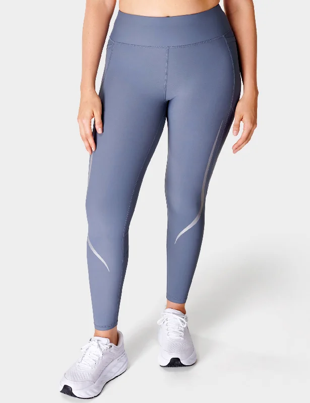 Zero Gravity 7/8 Illuminate Run Legging - Endless Blue