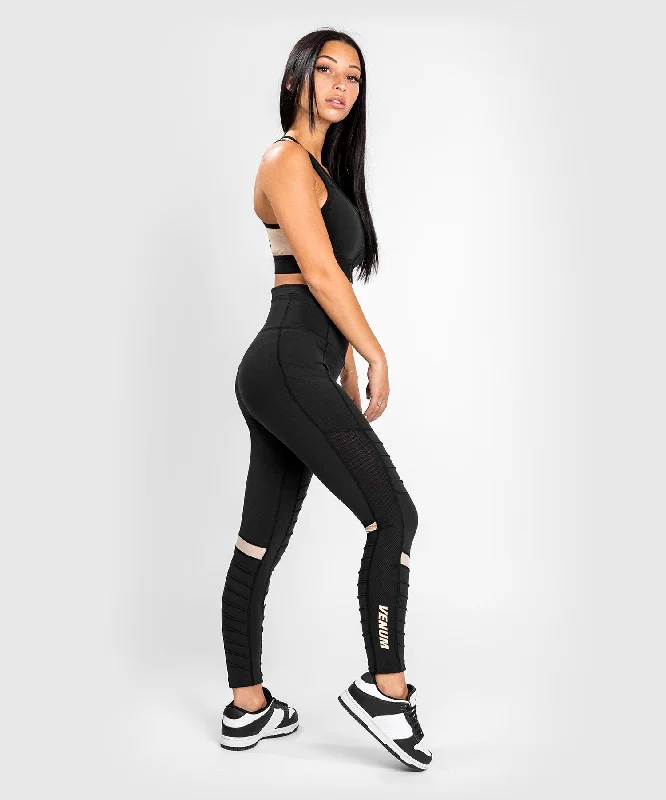 Venum Moto Leggings 7/8 - For Women - Black/Sand