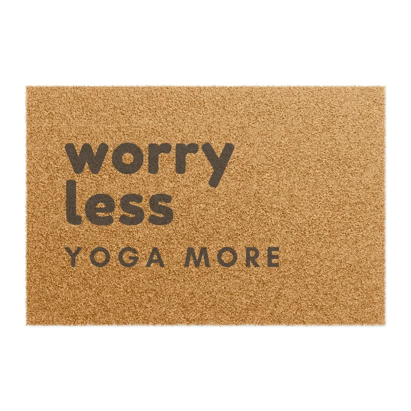 Worry Less Yoga More - Yoga Doormat