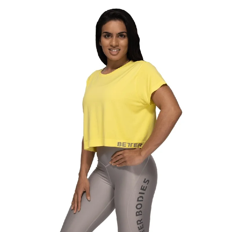 Better Bodies Rockaway Seamless Tee - Lemon Yellow