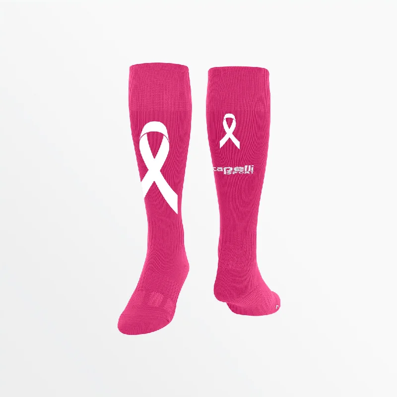 CS II BREAST CANCER AWARENESS SOCK WITH ANKLE SUPPORT