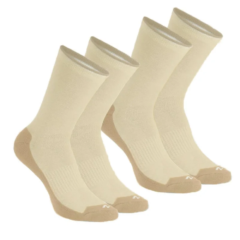 Country walking socks - NH100 High - X2 pairs