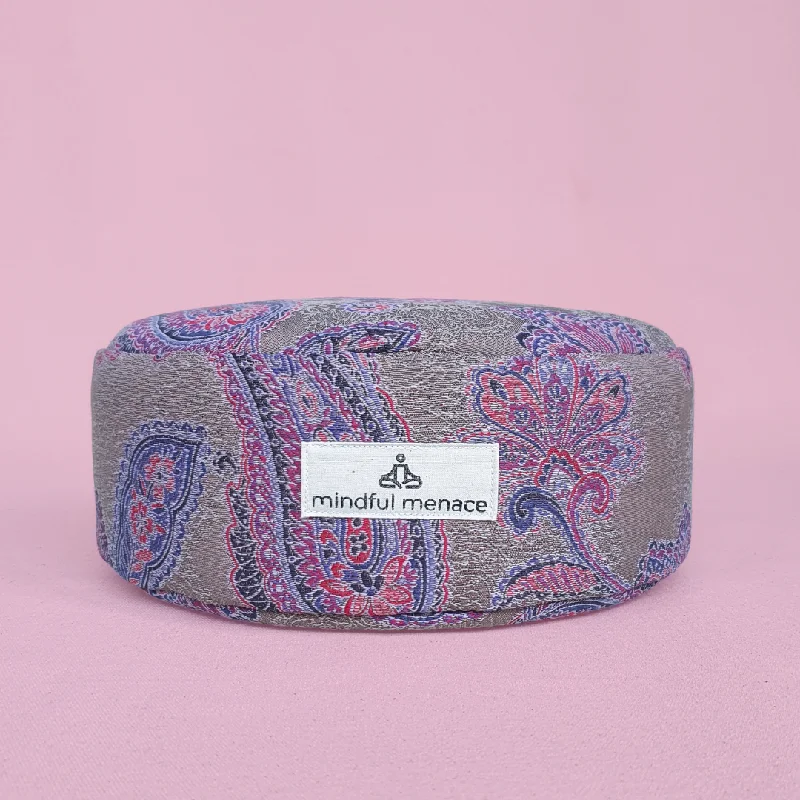 Paisley Print Meditation Cushion