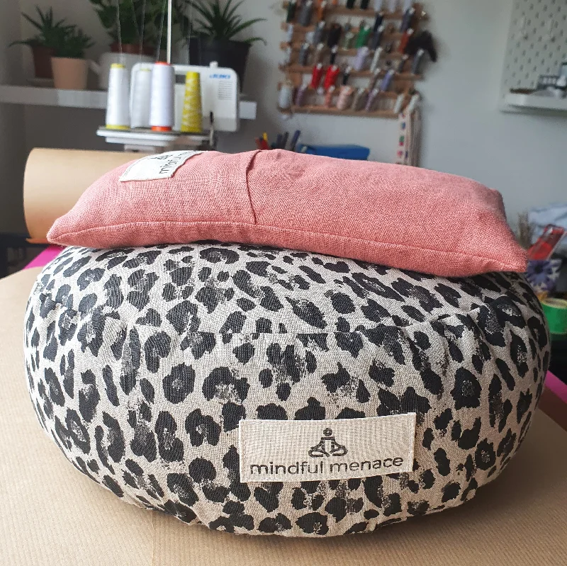 Organic Buckwheat Meditation Cushion (with removable cover)