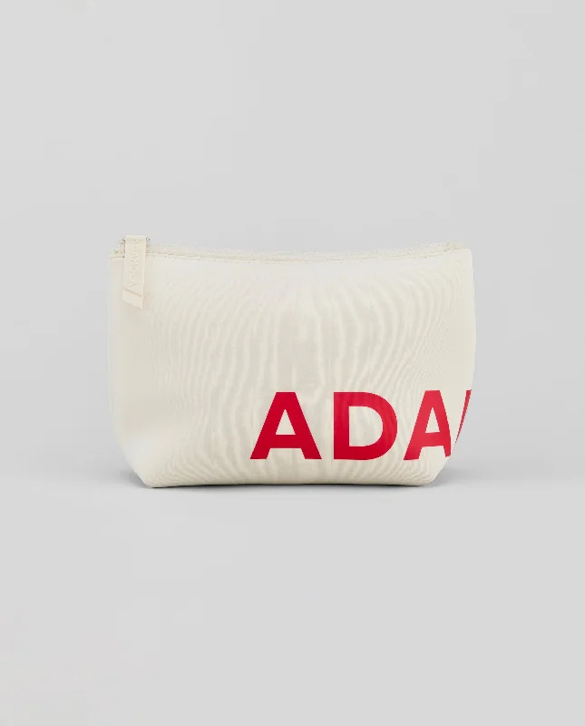 Travel Pouch - Marshmallow White/Classic Red