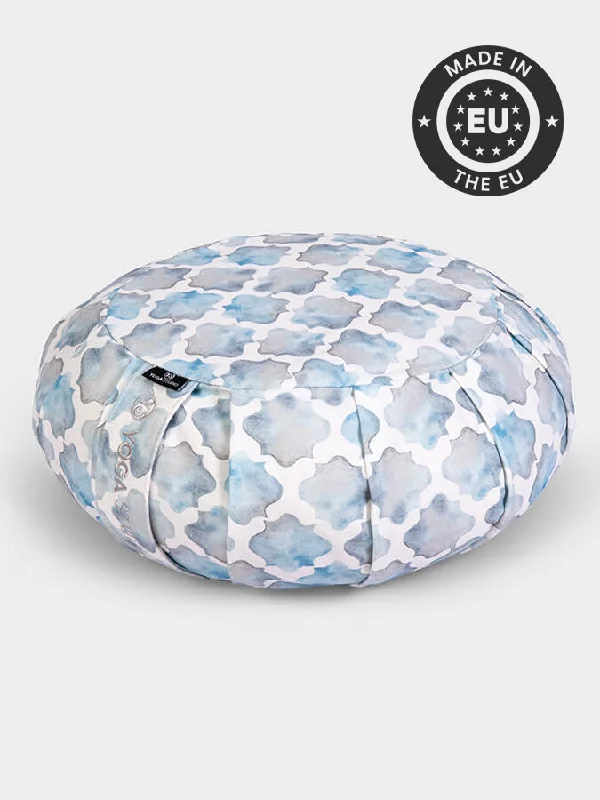 Yoga Studio EU Organic Buckwheat Zafu Round Meditation Cushion - Abstract Collection