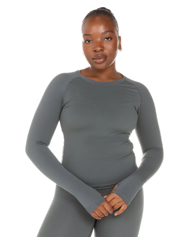 Aura Long Sleeve - Cloud Grey