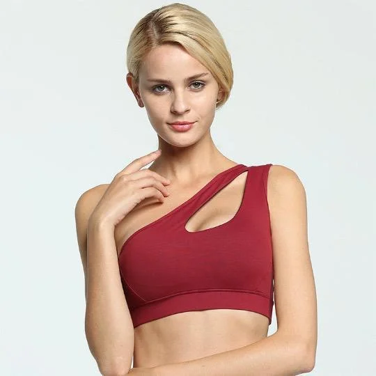 Baller Babe Kylie Crop Top - Red Wine