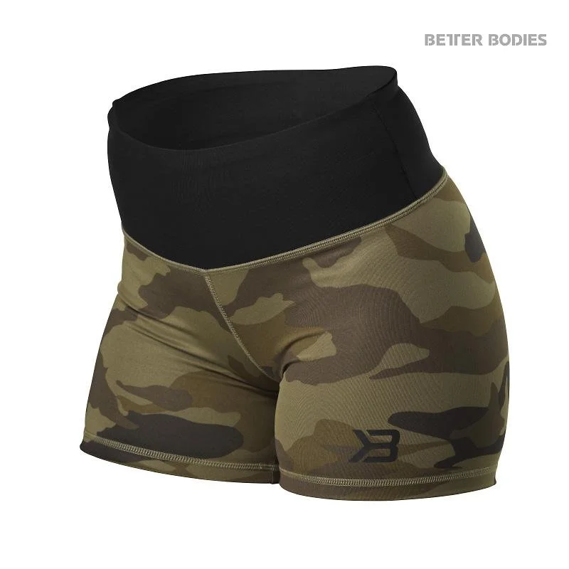 Better Bodies Chelsea Hotpants - Dark Green Camo