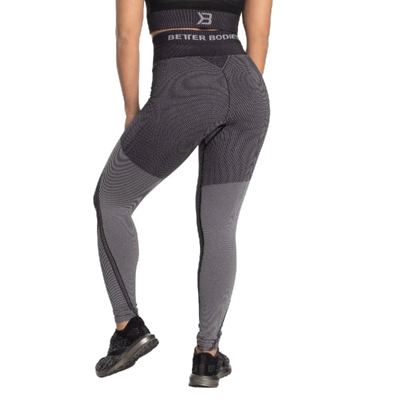 Better Bodies Roxy Seamless Leggings - Black/Grey