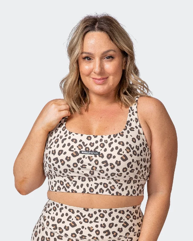 Brace Yourself Bra - Cheetah Print