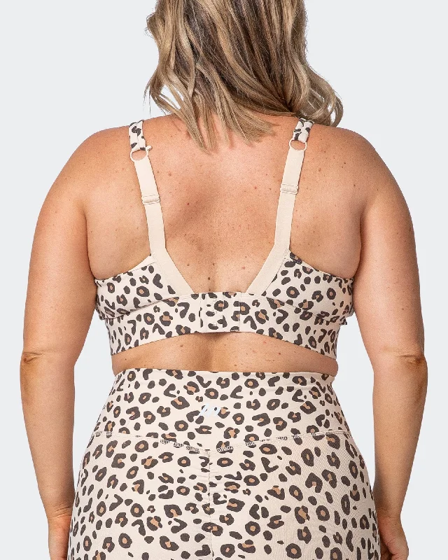 Brace Yourself Bra - Cheetah Print