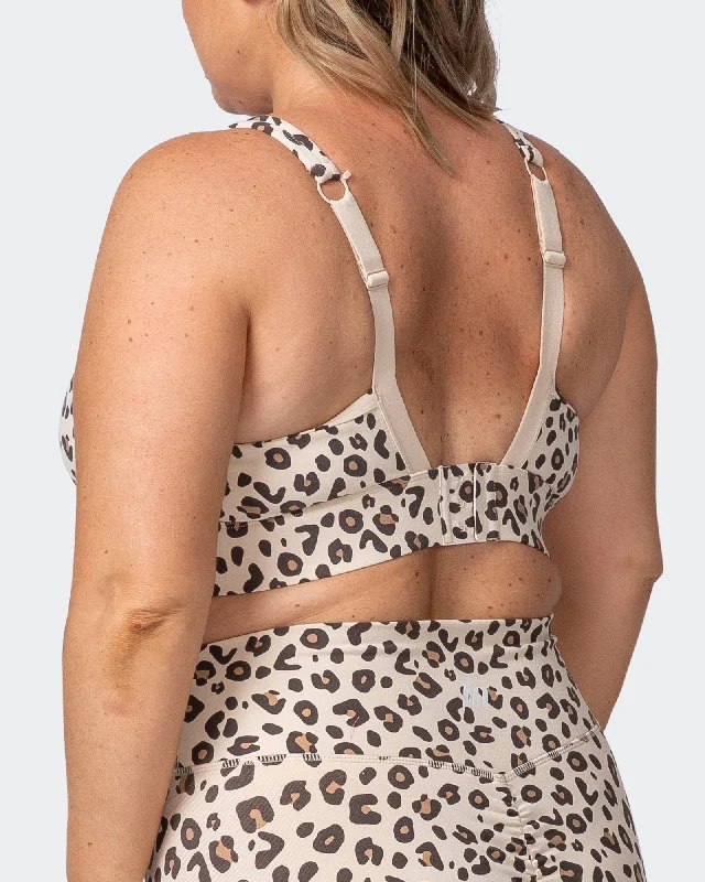 Brace Yourself Bra - Cheetah Print