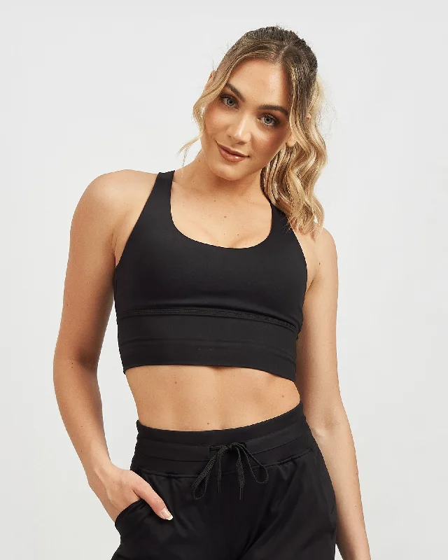 Core Trainer Lara Active Bra - Black