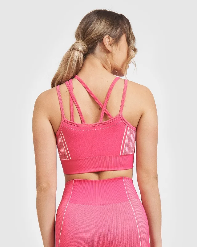 Core Trainer Lulu Active Bra - Pink