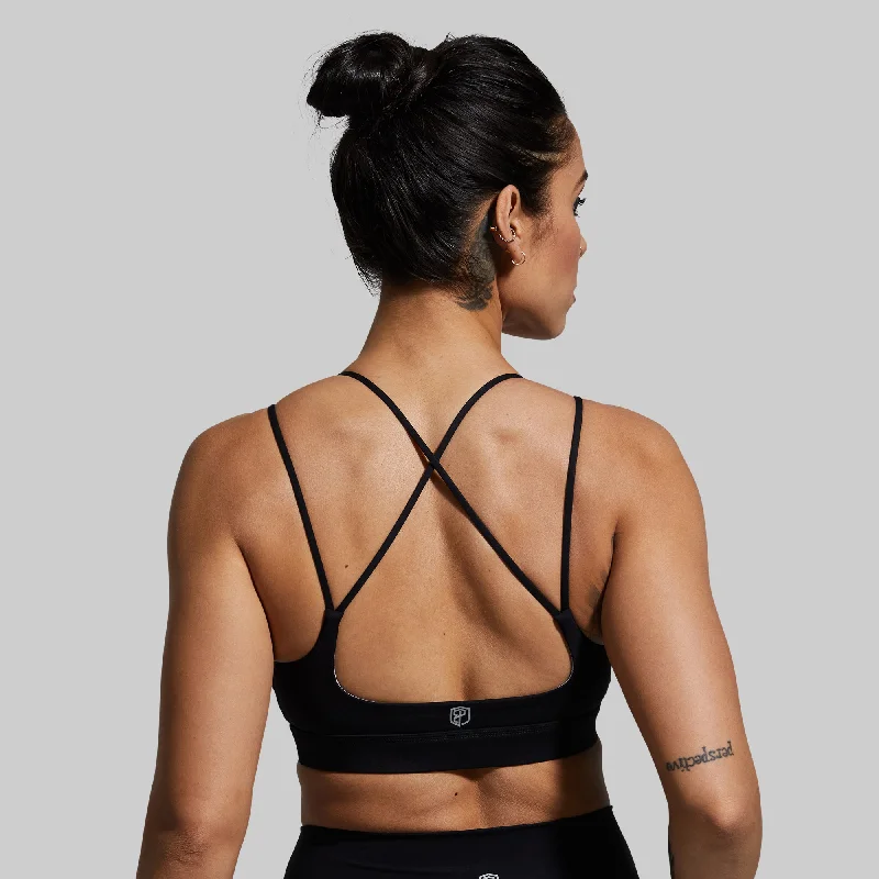 Exhale Sports Bra (Black)