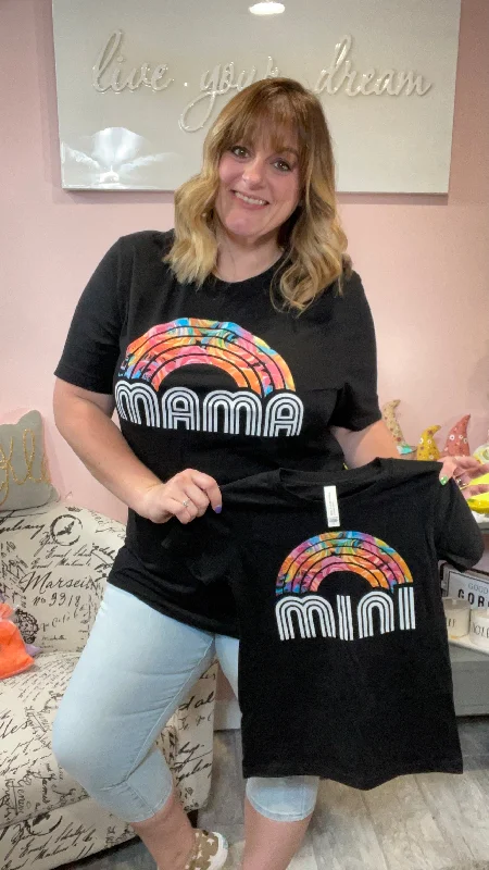 Mama and Mini Rainbow Tee