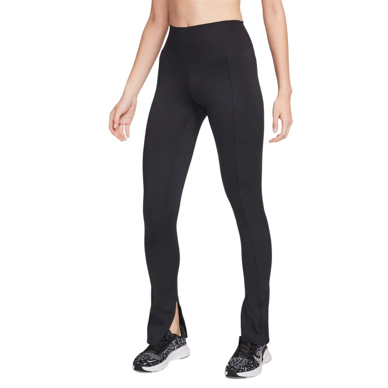 Nike One Womens High-Waisted Full-Length Split-Hem Leggings