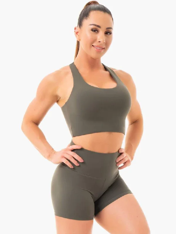 NKD SPORTS BRA - KHAKI