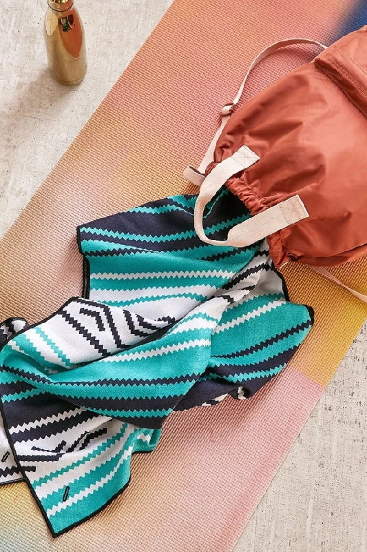 NOMADIX //  DOUBLE SIDED YOGA TOWEL - BAJA AQUA