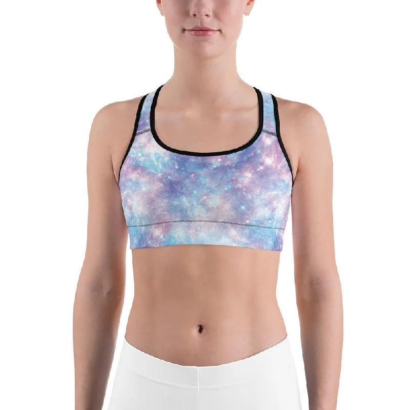 Pastel Galaxy Sports Bra