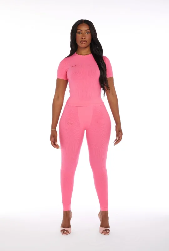 'ZARIAH’ Leggings in Hot Pink