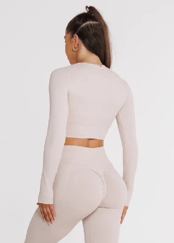 Prime Seamless Long Sleeve - Champagne