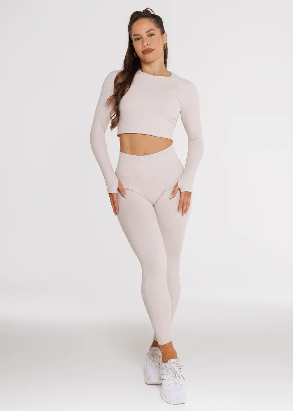 Prime Seamless Long Sleeve - Champagne