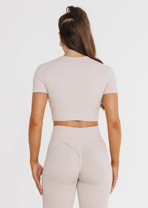 Prime Seamless Short Sleeve - Champagne