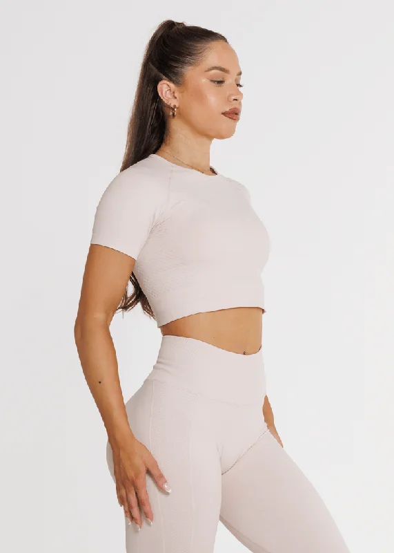 Prime Seamless Short Sleeve - Champagne