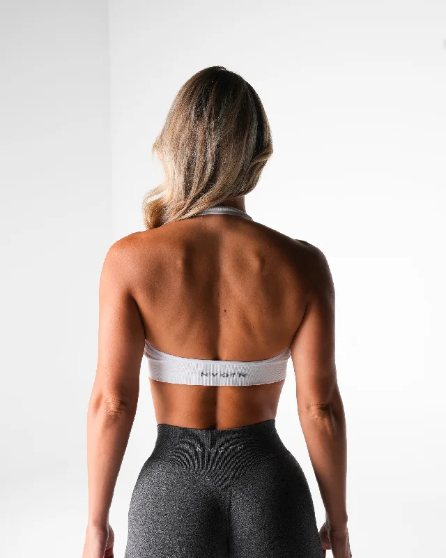 White Finesse Seamless Halter Bra